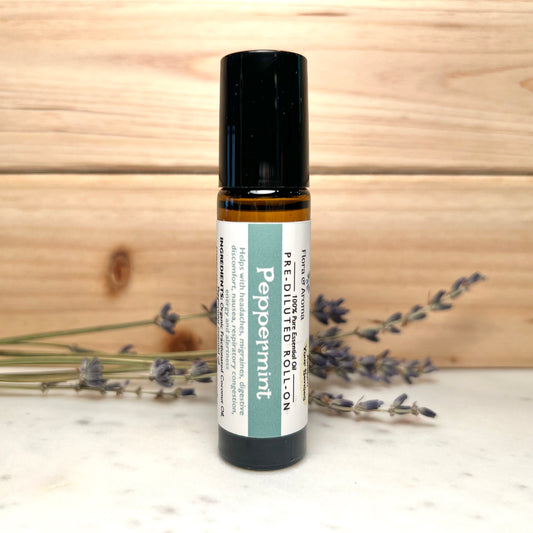 Peppermint Essential Oil Pre-Diluted Roll-On